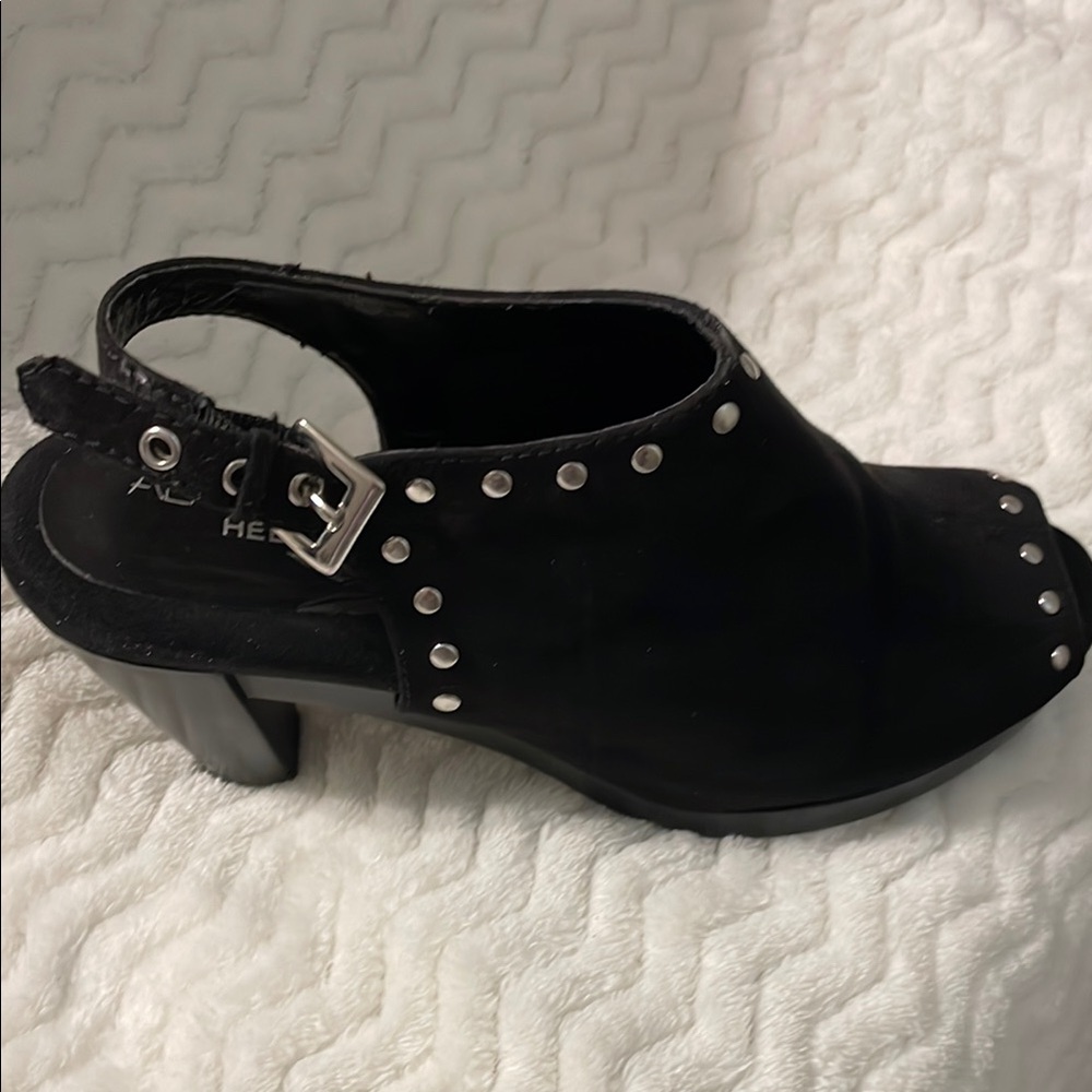 Aerosoles Black Studded Mules